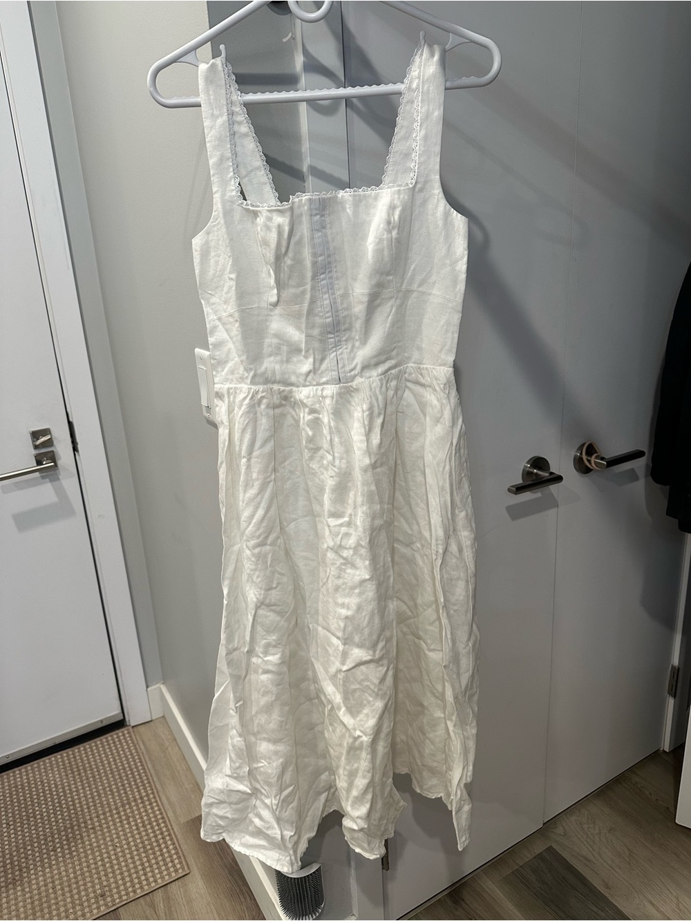 Reformation Tagliatelle Linen Dress